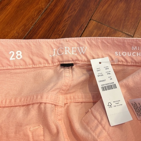 ⭐️ New J. Crew Mid Rise Slouchy Straight Size 28 - Picture 7 of 11